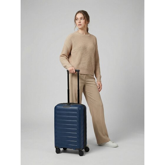 d&n Toronto 4 wheels Cabin trolley S 54 cm with expansion pleat