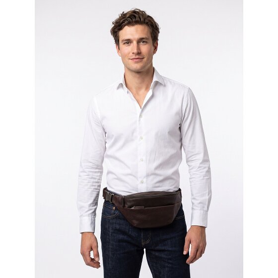 Jost Glasgow Bum bag RFID protection Genuine Leather 36 cm