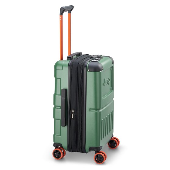 Jeep JH002B 4 wheels Cabin trolley XL 55 cm with expansion pleat