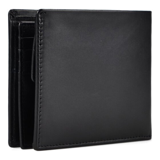 Esquire Silk Wallet RFID protection Genuine Leather 12 cm