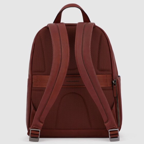Piquadro Black Square Daypack Leather 36 cm Laptop compartment