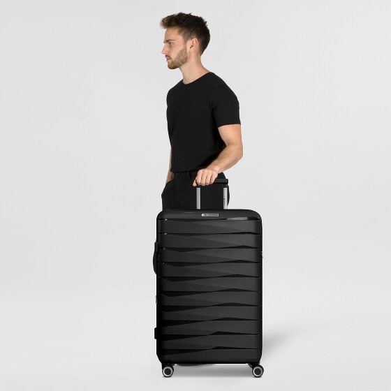 Franky London 4 wheels Trolley L 74 cm with expansion pleat