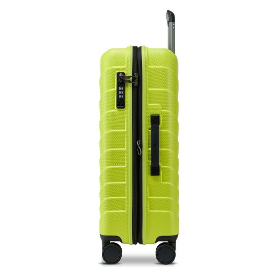 Echolac Exo 4 wheels Suitcase set 3-piece with expansion pleat