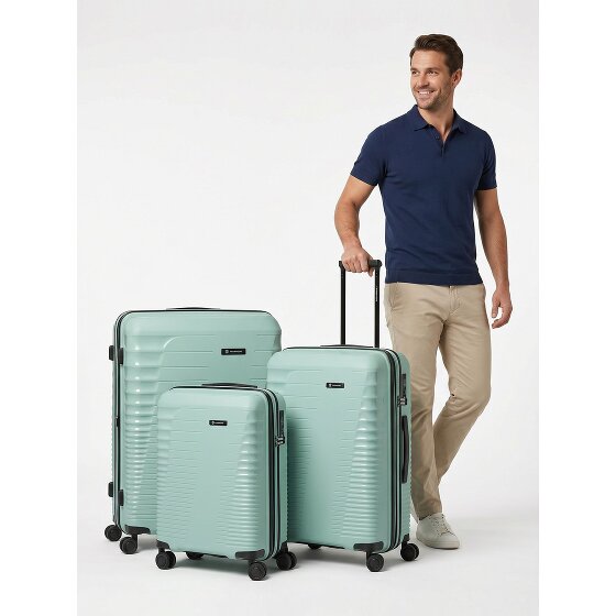 Farmhood Straw Edition 4 wheels Suitcase set 3-piece Expandable