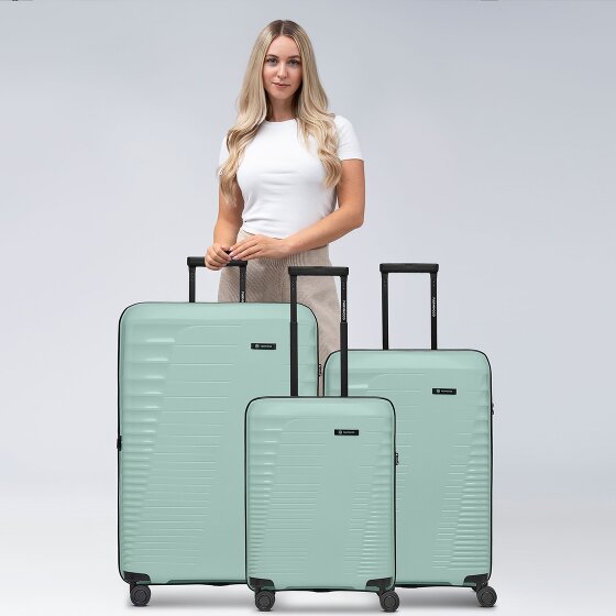 Farmhood Eco Edition 4 wheels Suitcase set 3-piece with expansion pleat