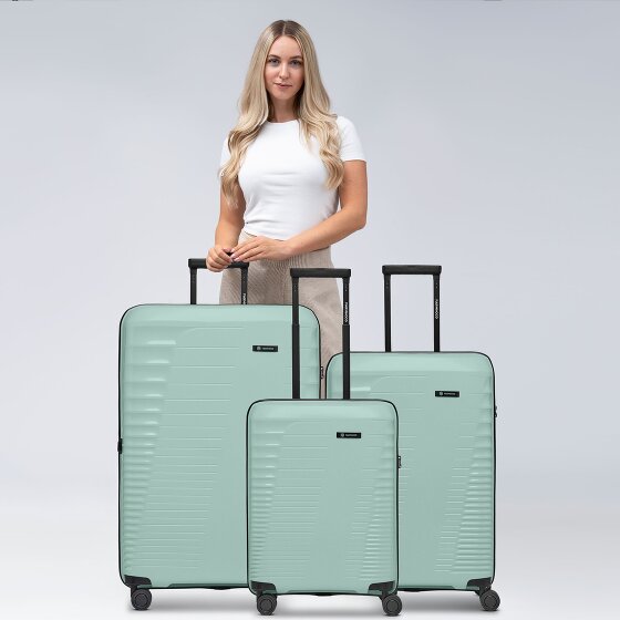 Farmhood Eco Edition 4 wheels Suitcase set 3-piece with expansion pleat