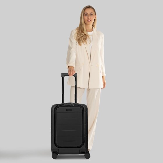 Police London 4 wheels Cabin trolley 55 cm Laptop compartment with expansion pleat