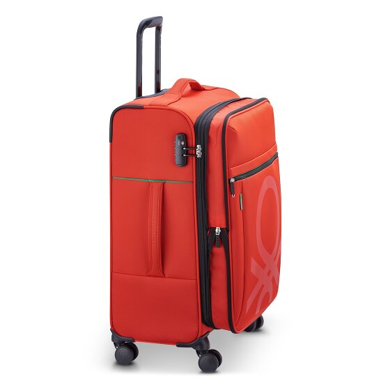 Delsey Paris x United Colors of Benetton Color Block 4-wheel suitcase set 3 pcs.