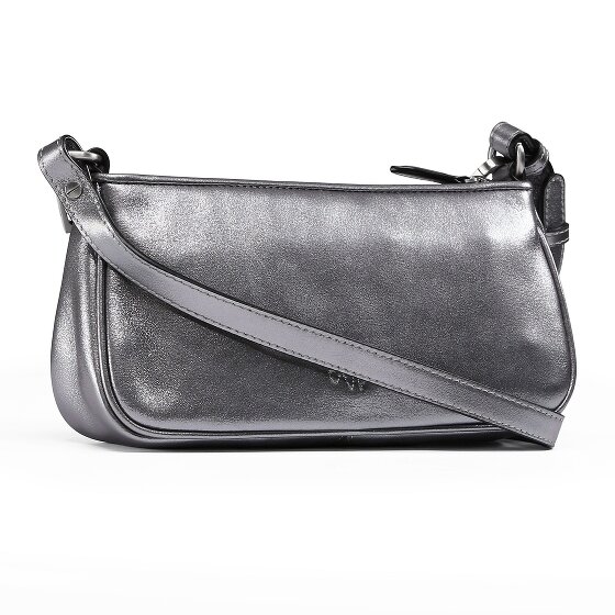PINKO Half Moon Handbag Genuine Leather 23 cm