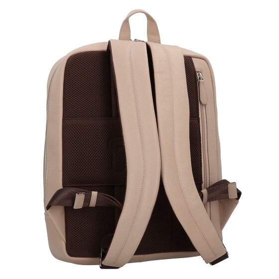 Braun Büffel Hanna Business backpack M Genuine Leather 40 cm Laptop compartment