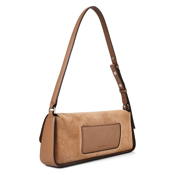 Karl Lagerfeld Signature Shoulder Bag Genuine Leather 32.5 cm