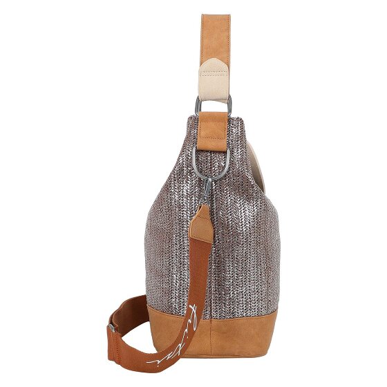 Fritzi aus Preußen Limited Painted Straw Shoulder Bag 27 cm