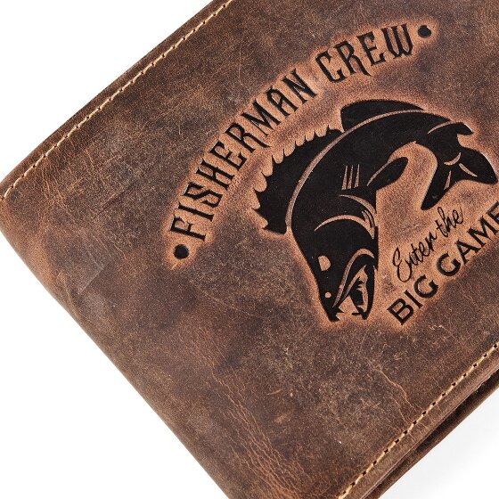 Greenburry Karpfen Wallet Leather 12.5 cm