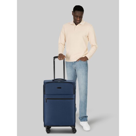 Bugatti Valencia Soft 4 wheels Trolley M 65 cm with expansion pleat