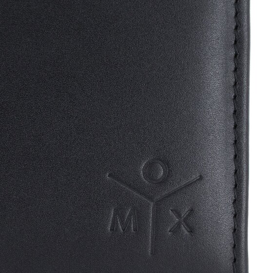 oxmox Leather Wallet RFID protection Genuine Leather 12 cm