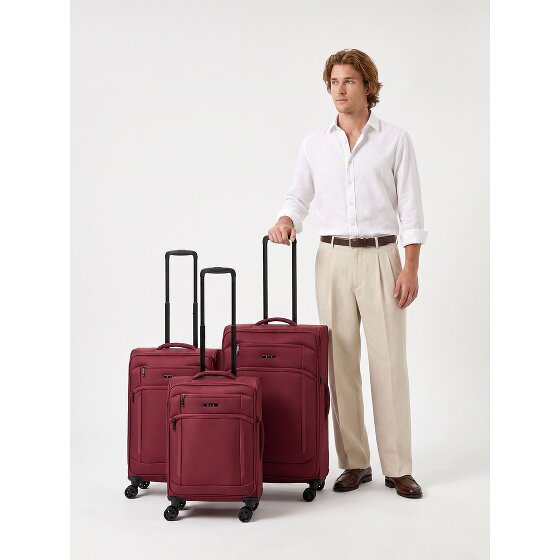 d&n Travel Line 9804 4 wheels Suitcase set 3-piece Expandable