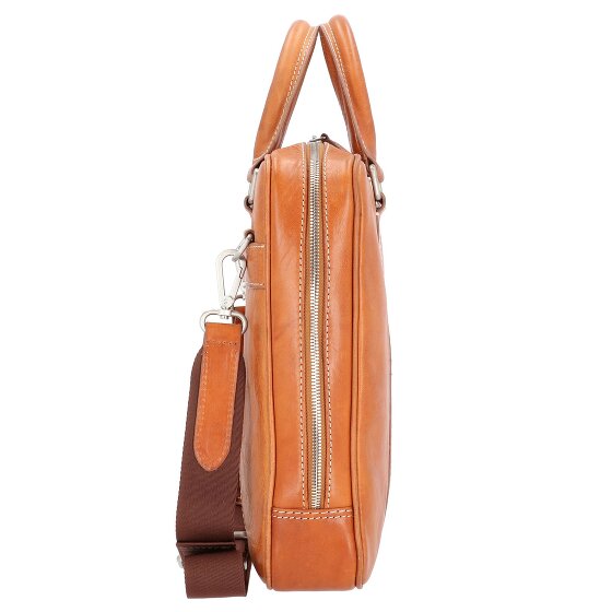 Leonhard Heyden Bergamo briefcase leather 38 cm laptop compartment