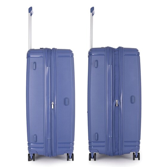 Stratic Straw T 4 wheels Trolley L 76 cm with expansion pleat