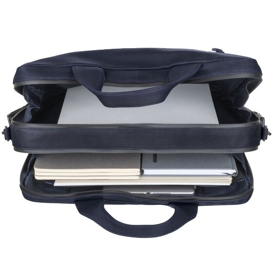 Leonhard Heyden Hague briefcase leather 40 cm laptop compartment