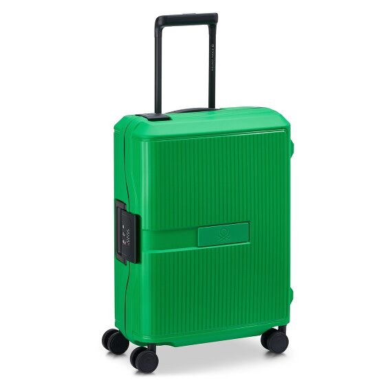 Delsey Paris x United Colors of Benetton Color Block Hardside 4-wheel cabin trolley 55 cm