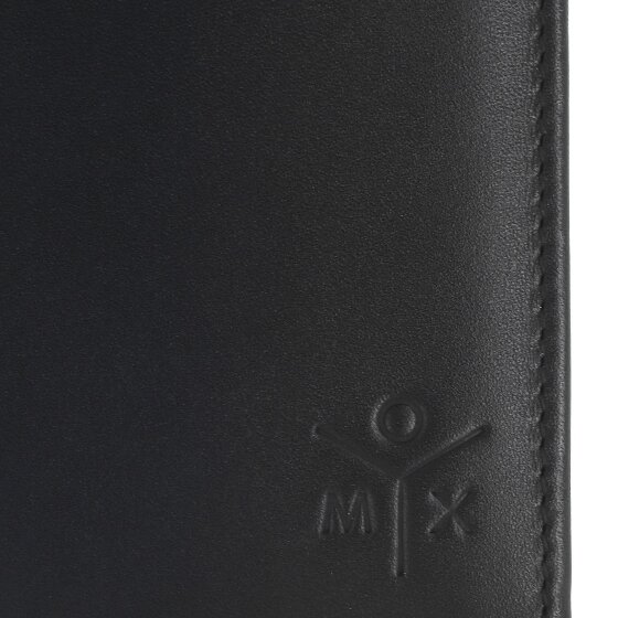 oxmox Leather Wallet RFID protection Genuine Leather 13 cm