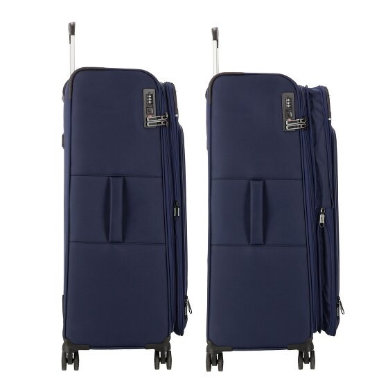 d&n Travel Line 9504 4 wheels Trolley L 76 cm with expansion pleat