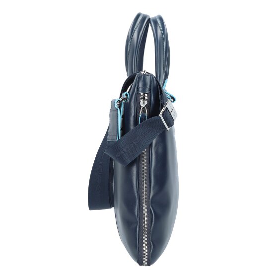 Piquadro Blue Square Briefcase Genuine Leather 42 cm Laptop compartment