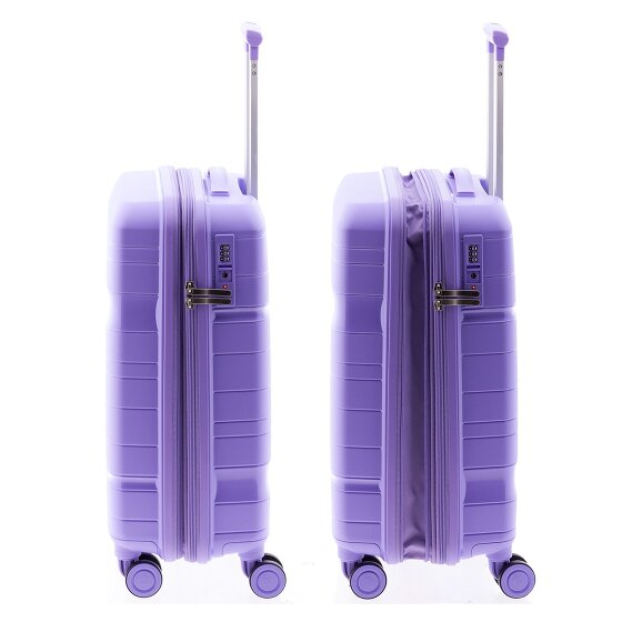 Gladiator 3800 4 wheels Cabin trolley 55 cm with expansion pleat