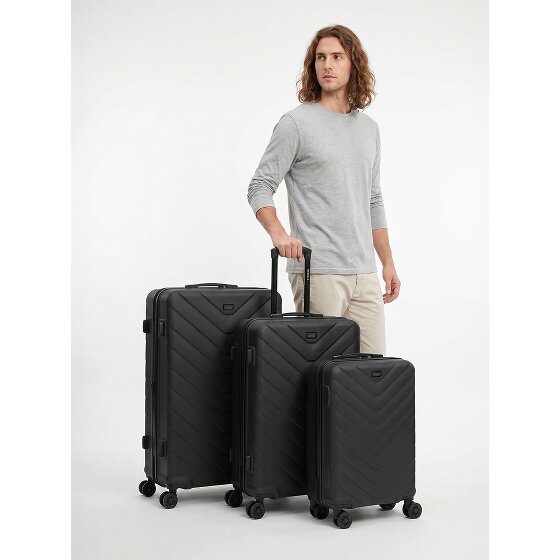 Redolz Essentials 07 3-SET 4 wheels Suitcase set 3-piece