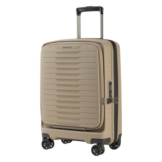 Stratic Novium 4 wheels Cabin trolley S 55 cm Laptop compartment with expansion pleat