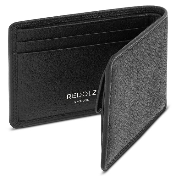 Redolz Leather Essentials QF small wallet RFID leather 10.5 cm