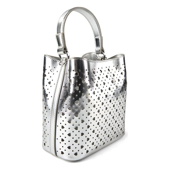 Love Moschino Basket Laminated Handbag 21 cm