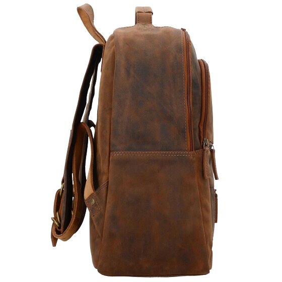 Greenland Nature Montenegro backpack leather 40 cm laptop compartment