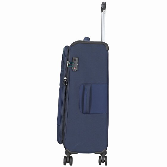 d&n Travel Line 9004 4 Roll Suitcase Set 3pcs.