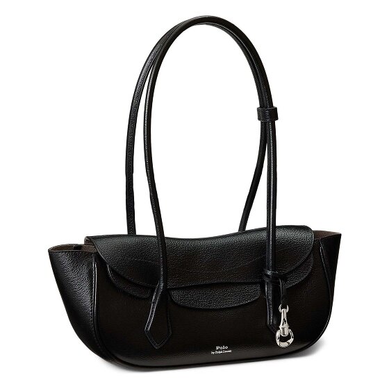 POLO RALPH LAUREN Polo ID Shoulder Bag Genuine Leather 37 cm