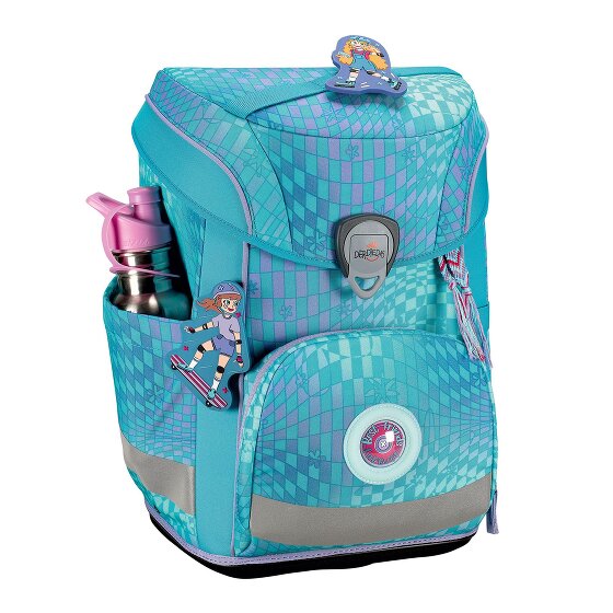 DerDieDas ErgoFlex Easy LED School bag set 5-piece