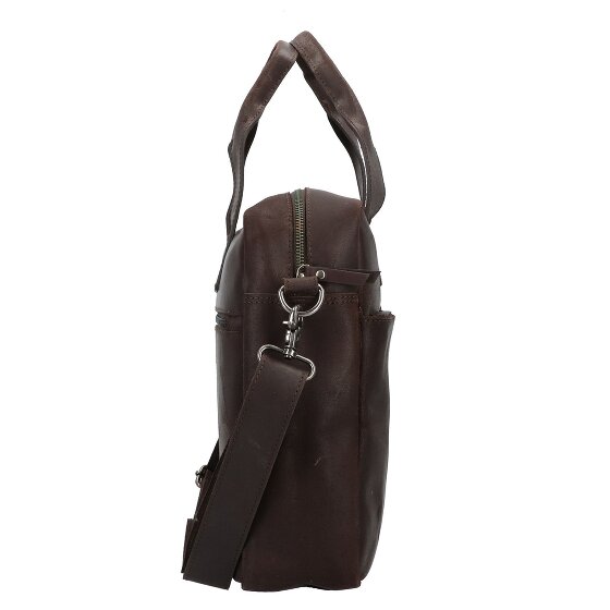 Burkely Vintage River briefcase leather 41 cm laptop compartment