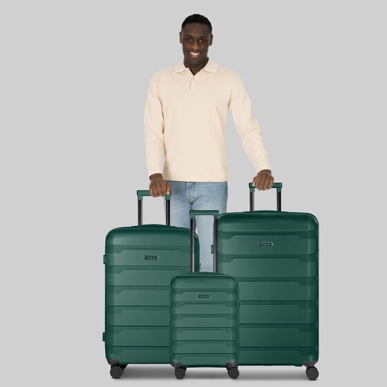 d&n South Dakota 4 wheels Suitcase set 3-piece with expansion pleat