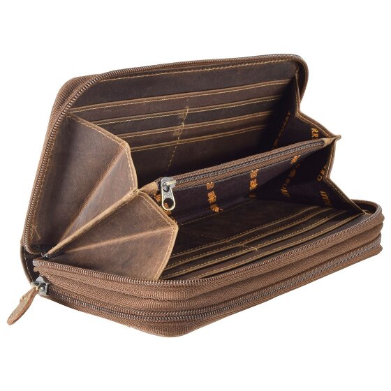 Greenburry Vintage wallet leather 20 cm