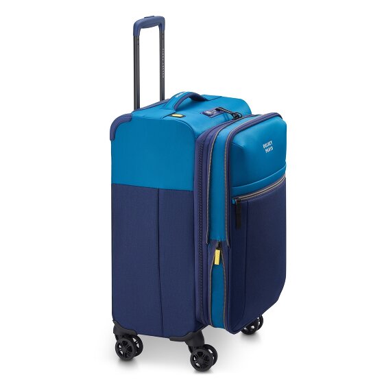 Delsey Paris Brochant 3 4 wheels Cabin trolley 55 cm with expansion pleat