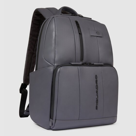 Piquadro Urban Daypack RFID protection Genuine Leather 40 cm Laptop compartment