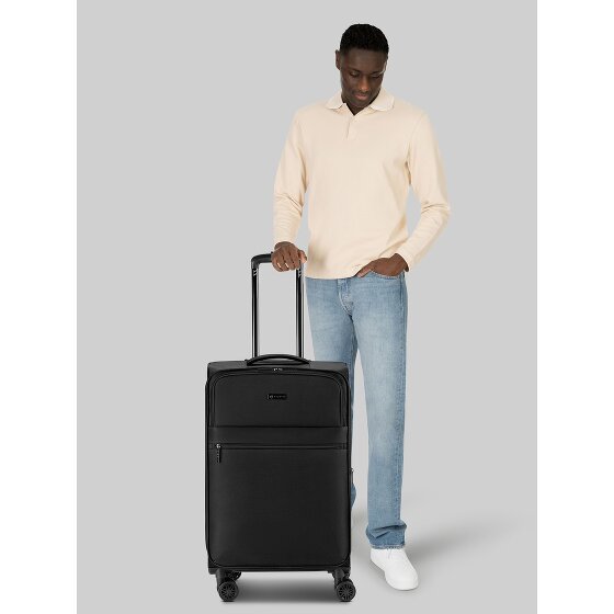 Bugatti Valencia Soft 4 wheels Trolley M 65 cm with expansion pleat