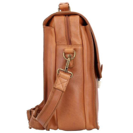 Greenland Nature Briefcase RFID protection Genuine Leather 40 cm Laptop compartment