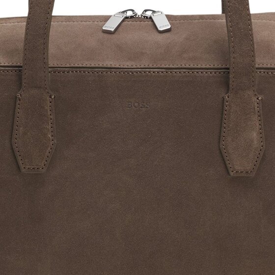 Boss Axell Weekender travel bag Genuine Leather 45 cm