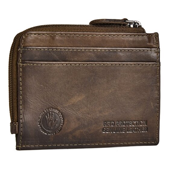 Greenburry Newport Credit card case RFID protection Genuine Leather 10.5 cm