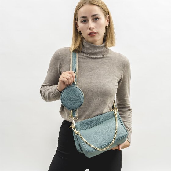 Lazarotti Milano Leather shoulder bag leather 23 cm