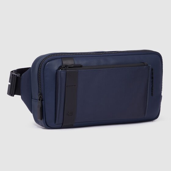 Piquadro David Fanny pack RFID protection Leather 28 cm
