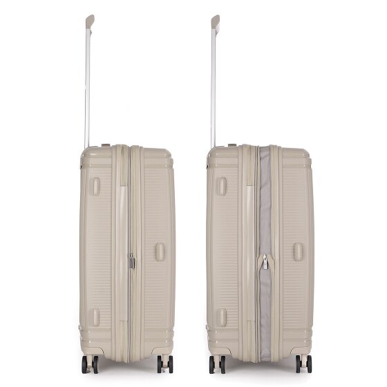 Stratic Straw T 4 wheels Trolley M 67 cm with expansion pleat
