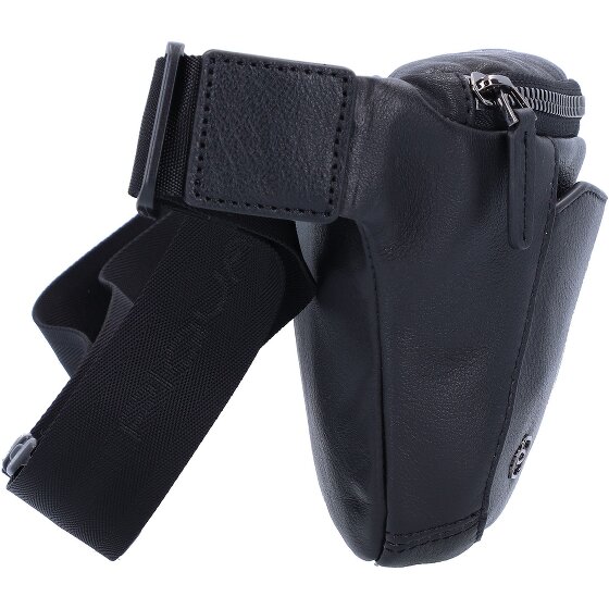 Piquadro Black Square fanny pack leather 31 cm