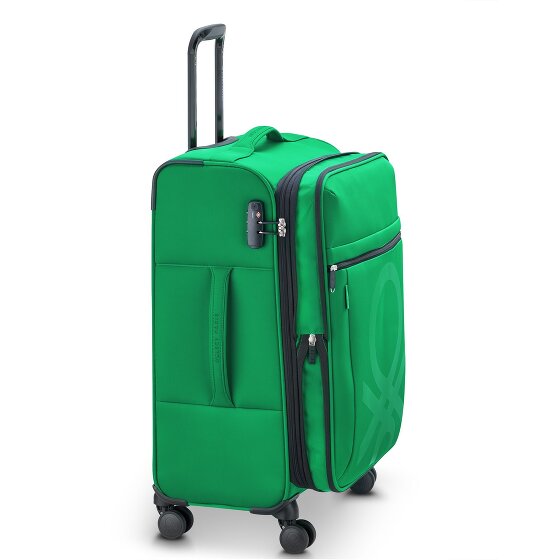 Delsey Paris x United Colors of Benetton Color Bock 4-wheeled trolley 67 cm with expansion fold